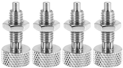 Souhgaue 4Pcs Handle ,Quick Release Lock Pin, Retractable Spring Plunger, M6 Lockout Kit for Rolling Tool Box