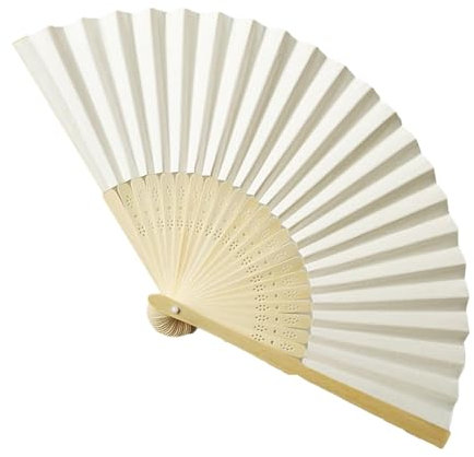 COMFOLIVING Klappbarer Handfächer für Damen,Klappbarer Handfächer - Charmante, elegante Vintage-Retro-Fächer,8-Zoll-bezaubernder Vintage-Handheld-Faltfächer aus Seide für Frauen und Mädchen