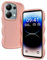 XINYEXIN Coque pour Xiaomi Redmi Note 13 Pro 4G / Poco M6 Pro, Étui Housse Vague Cadre Forme Bouclée Mignon Liquide Silicone Antichoc - Rose