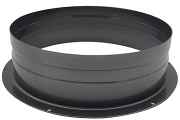 MagiDeal Flangia di collegamento del condotto di sfiato dell'aria TZ-160 Ventilazione efficiente del flusso d'aria, flangia di collegamento del tubo in metallo