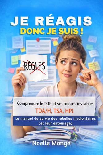 Je réagis, donc je suis ! Comprendre le TOP et ses cousins cachés TDA/H, TSA, HPI & compagnie !: Manuel de survie pour les rebelles involontaires (et leur entourage)