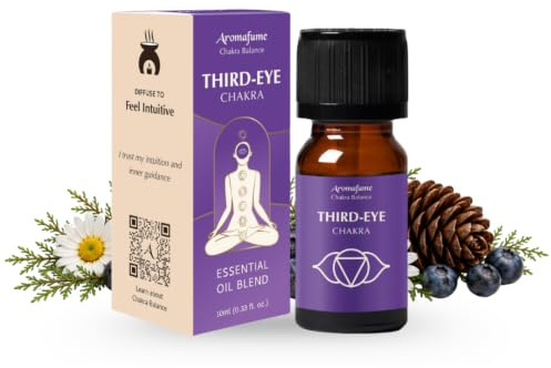 Chamomile & Juniper Berry Essential Oil Diffuser Blend, 30ml by Aromafume | 3 x 10ml/0.33oz, Aromatherapy Oils for Balance, Incense for Meditation, Yoga & Reiki