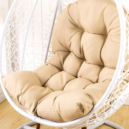 Aocase Hängesessel Kissen Dicke Weiche Polster Outdoor Wasserdicht Hängeschaukel Kissen schaukelstuhl Auflage für Hängekorb, Schaukelstuhl und Gartenstuhl im Indoor Outdoor Bereich,Khaki