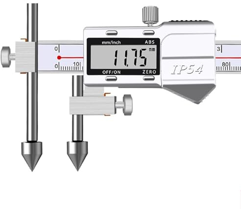 Vituord Calibro Digitale per La Misura Dell'interasse, Calibro Elettronico per La Misura della Distanza tra I Fori, con Sonda Conica - Diametro 10 Mm, Display LCD, Strumenti di Misura