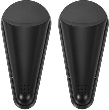 QUARKZMAN 2 Pezzi Porta Forbici da Cucina con Fori di Drenaggio Nero | ad Adsorbimento Magnetica Forbici Staccabili, per Organizzazione Frigorifero Cucina, Porta Forbici Magnetica
