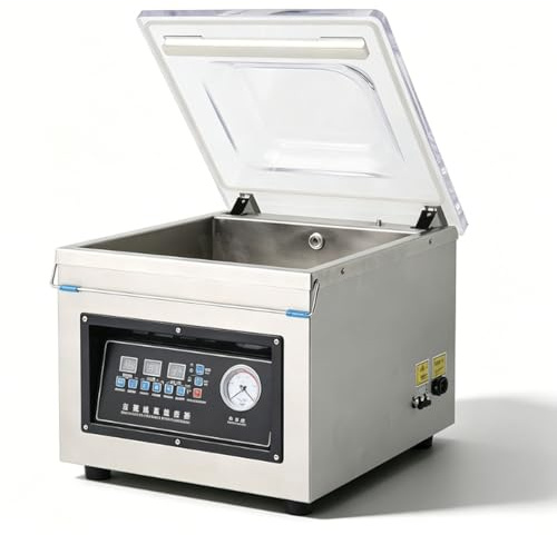 Máquina de sellado al vacío para conservación de alimentos, uso comercial y doméstico, control de microcomputadora, sellador de cámara para cocina y embalaje, fácil de operar