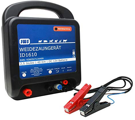 Weidezaungerät 12 Volt 12 V Solar Weidezaun Weidegerät Elektrozaungerät 2,5 Joule