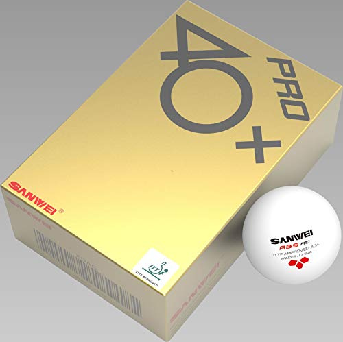 Sanwei Ball ABS 40+ Pro*** Weiss 72er Packung, weiß