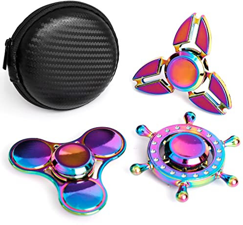 Fidget Spinner Cube Fidgetwürfel Handkreisel Fingerspielzeug Anti Stress Kinetic Schreibtischspielzeug Office Metal Spinner Antistress Würfel Finger Spielzeug Stressabbau klein Gadget Kinder Junge