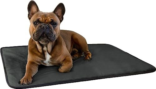 normani Hundedecke - Weiche Tierdecke - Hundematte aus schadstofffreiem Material - 40x50 cm - 60x80 cm - 70x100 cm Farbe Anthrazit Größe 70 cm x 100 cm