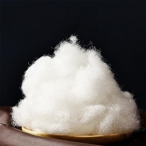Queta 1kg Hollow Fibre Stuffing High Rebound Childcare Grade Eco-Friendly PP Cotton Silk Cotton Polyester Fillings for Cushions, pillows, Soft Toys, Teddy Bears, Pet Beds, Doll, Crafting etc