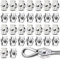 30 Piezas Clip para Cable de Acero Abrazadera de Cable Simplex，Abrazadera de clip de cable de acero inoxidable 304 para 1,5mm-3mm Cuerda de Alambre para La Fijación de Cables de Acero y Cables