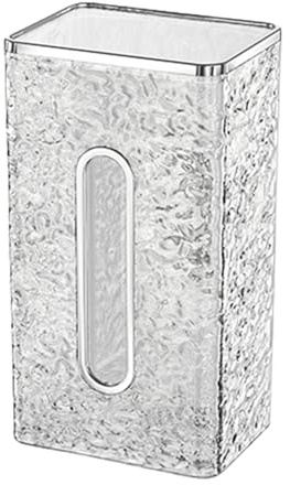 Dispenser per fazzoletti da parete, copertura per fazzoletti da parete | Porta fazzoletti autoadesivo con copertura | Contenitore salvaspazio per fazzoletti cosmetici