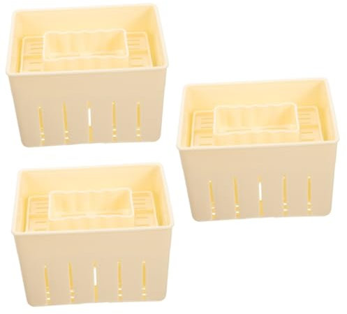 MAGICLULU 3pcs Homemade Tofu Maker Pressing Box Tofu Press Mould DIY Molds Kitchen Moulds