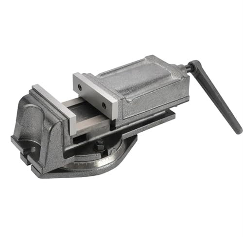 FUYUMIC Fräsmaschinenschraubstock 200 MM Präzisionsfrässchraubstock QH200 mit Schwenkfuß for Fräsmaschinen