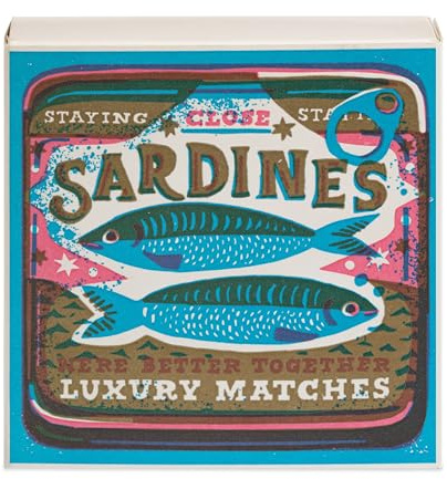 Luxury Giant Matchbox, Fun Sardines Box, White Tip Long Matches, Candles Gift, Extra Long Matches, Luxury Matches, Coloured Tips Matches, Giant XL Matchbox, Fire Matches Gift, Matchbox Gift