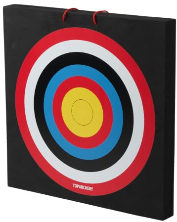 TOPARCHERY 50,8 cm Schaumstoff-Zielscheibe für Bogenschießen, hohe Dichte, Zielscheibe für Hinterhof, Wurfmesser