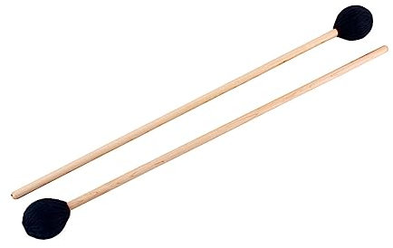 ifundom 2pcs Wool Drumstick Felt Head for Bass Drum Mallet of Percussion Instrument Drum Sticks for Drumming