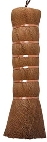 Palm Silk Hand Escoba - Soporte de Paja Hecho a Mano, Herramienta compacta