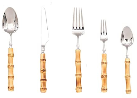 MMRTDJDR Ensemble de Couverts 20pcs 30pcs Couvreries Ensemble 304 SETTRAUX DE Table Steak DE Steak CUTLÉRIE