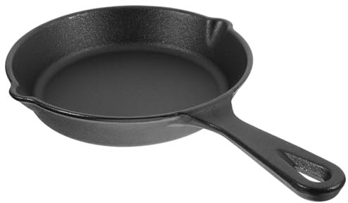 Abaodam Kleine Antihaftbeschichtete Eisenpfanne Eierpfanne Für Küche Mini-bratpfanne Mit Natürlicher Antihaftbeschichtung Platzsparendes Küchengerät Für Frühstück