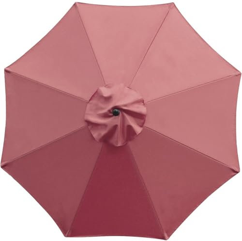 Garden Parasol Covers,Replacement Parasol Canopy,For 6 Ribs/8 Ribs,Uv Protection Waterproof Windproof For Garden/Backyard/Pool/Deck