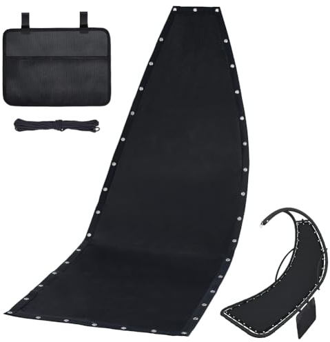 PH PandaHall Replacement Hanging Chair Mesh & Rope Kit Chairs Repair Cloth for Hanging Lounge Chair Chaise Lounger with a Hanging Storage Bag for Outdoor/Indoor Chaise Lounge(Mesh and Rope ONLY)
