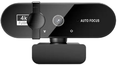 NGBFF Webcam Mini Caméra Full HD avec Microphone 30fps USB Webcam for PC Portable Vidéo(4k)