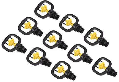 RASTKY Arroseurs Rotatifs d'irrigation de Jardin 10 Pièces Buse de Réfraction Arroseur Rotatif Arrosage de Jardin Buse de Brumisation Rotative G1/2 G3/4 de Réfraction à Filetage Mâle