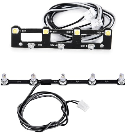 RC-Zubehör Für Tamiya Für Scania 770S 6x4 56368 8X4 56371 1/14 Ersatz Dach Licht Scheinwerfer Scheinwerfer Bord RC Lkw Anhänger Kipper Auto DIY Teile(Front and Roof)