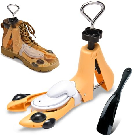 Masvan Shoe Stretcher for Men Women Boots, Calf Boots Expander Adjustable Length Width & Height for Thick Instep Wide Feet Shoe Tree Widener