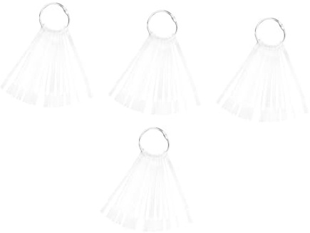 ABOOFAN Plaques de Vernis à Ongles 150 Pièces D'éventail en Plastique Petit et Léger, Outils Sûrs pour Manucure Professionnelle et Usage Personnel