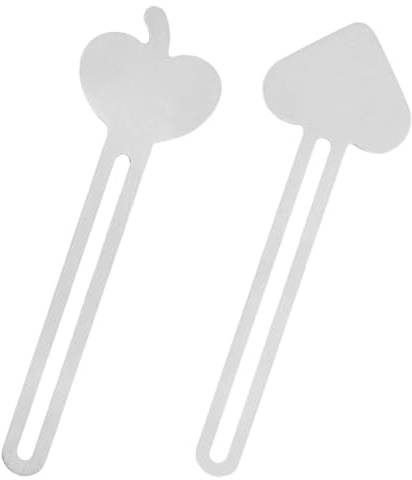 Garneck Exprimidor Piezas de Pasta de Acero Inoxidable en de Dientes de Corazón de 2 Multiusos Conveniente, Diseño Forma tubos y para de Crema y Dentífrico