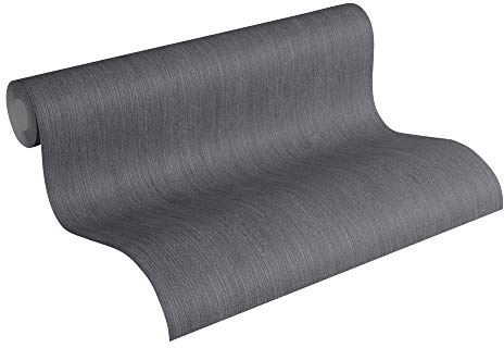 A.S. Création Michalsky Living Vliestapete Dream Again Tapete Unitapete 10,05 m x 0,53 m schwarz grau Made in Germany 365001 36500-1