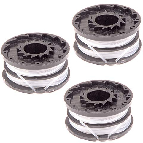 SPARES2GO Twin Line Spool for Spear & Jackson S3525ET Strimmer Trimmer (Pack of 3)