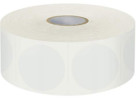 1500 PCS 1.5 Round Clear Transparent Package Envelope Mail Wafer Seal Sticker Labels Mega Bundle with Perforation Line in Roll