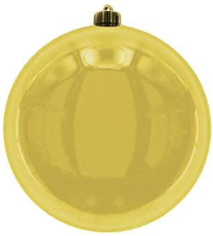 XXL-Weihnachtskugeln Christbaumkugeln für den Außenbereich, frostsicher und wetterfest (Kugel Ø 20 cm - 1 Stück, Gold)