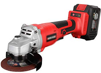 Amoladora angular de 100 mm herramienta eléctrica recargable, mini amoladora angular inalámbrica de 10000 rpm para cortar, moler, pulir,1 battery