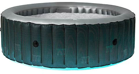 Happy Garden MSpa aufblasbarer Whirlpool, rund, Starry LED, 6 Sitzplätze