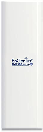 EnGenius ENH500-AX 5GHz Wi-Fi 6 (802.11ax) 2x2 Outdoor Wireless Bridge, up to 1200Mbps, 26dBm High Transmission Power, IP55 Waterproof and Dustproof Housing