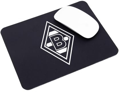 Borussia Mönchengladbach Mauspad “Classic” | Offizieller Fanartikel Fohlenshop | schwarzes Mousepad in modernem Vereins - Design mit VFL Raute Bedruckt