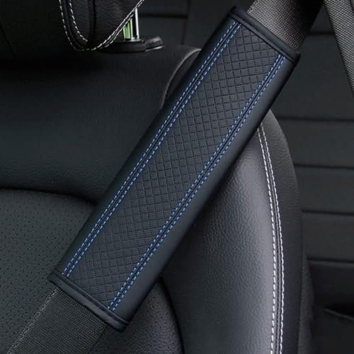 ZDDYUU 2 Stück Gurtpolster Auto für Opel Astra K 2015-2021, Sicherheitsgurt Schulterpolster Abnehmbarer Autogurt Polster Gurtschoner Polsterung,B/Black-Blue
