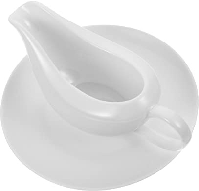 TOPPERFUN Salsera Blanca Para Salsa y Condimentos Plato Para Salsa De Tomate Bandeja Para De Cocina