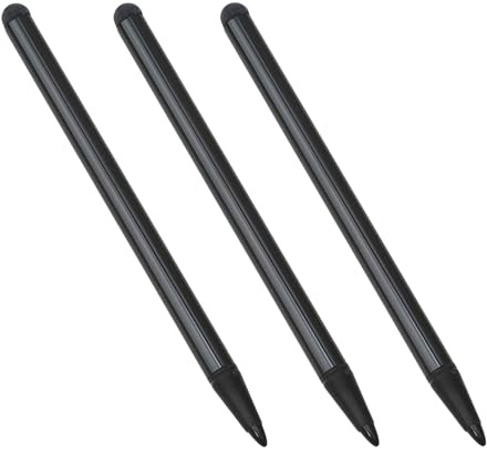 Stylet pour Tablette 3 Pièces Stylo de Haute Précision et Haute Sensibilité | Stylet pour Téléphone pour Travail, Bureau, École, Étude, Maison, , Dessin, Prise de Notes