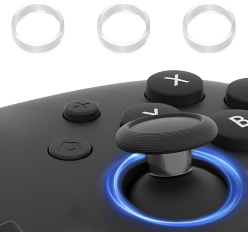 Joystick-skyddsring | Transparent skyddsring för spelkontroll, säkert skydd för spelkontroller idealiska entusiastiska tonåringar familj vänner