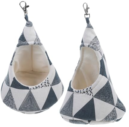 HIAKDOFT Borsa Porta Mollette da Appendere per Casa e Esterni, Organizer Sospeso Grande Capacità, Borsa Salvaspazio per Mollette e Piccoli Oggetti, Set 2 Pezzi