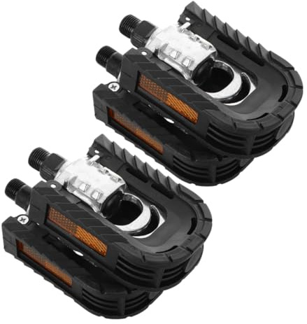 DECORNIJIA 2 paia Pedali Pieghevoli in Alluminio per Bici da Strada e Mountain Bike Superficie Antiscivolo Piattaforma Larga per Comfort Compatibili con Biciclette Pieghevoli Corsa