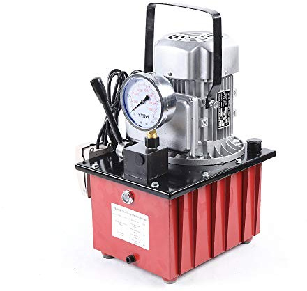 Elektrische Hydraulikpumpe, 750W 220V Hydraulikpumpe mit 7L Kraftstofftank, 20-700 Bar Elektrohydraulikpumpe Hydraulikaggregat