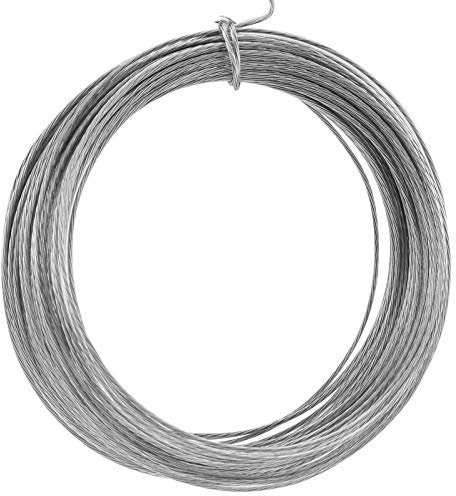 SAVITA 32.5 Feet (10m) Picture Hanging Wire Metal Wire Photo Frame Braided Hanging Wire for Mirrors Clock Art Work