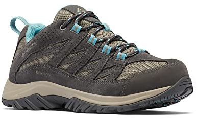 Columbia Women's Crestwood WP waterproof low rise hiking shoes, Black (Kettle x Dark Grey), 7 UK